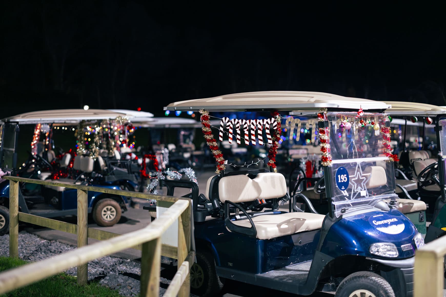 Christmas Golf Buggy 