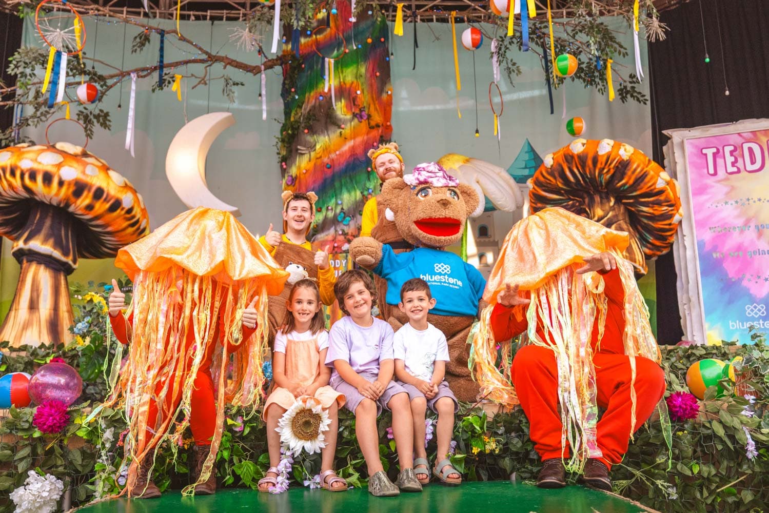 Children Teddy Blue Cloud Theatre Bluestone