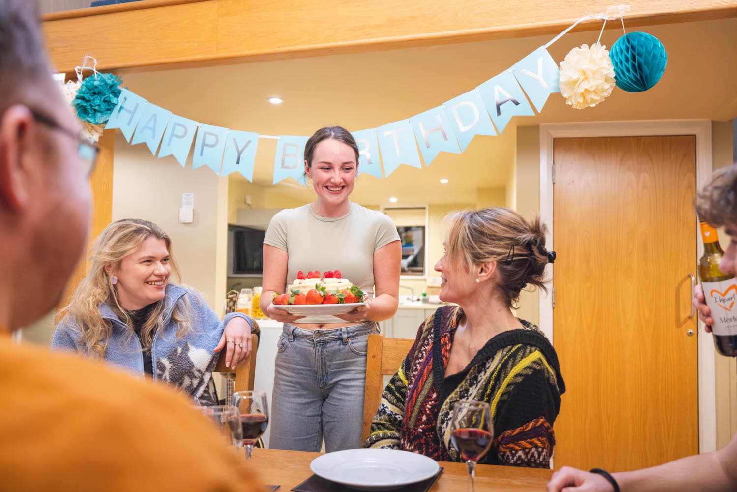 Birthday cake celebration internal lodge Bluestone