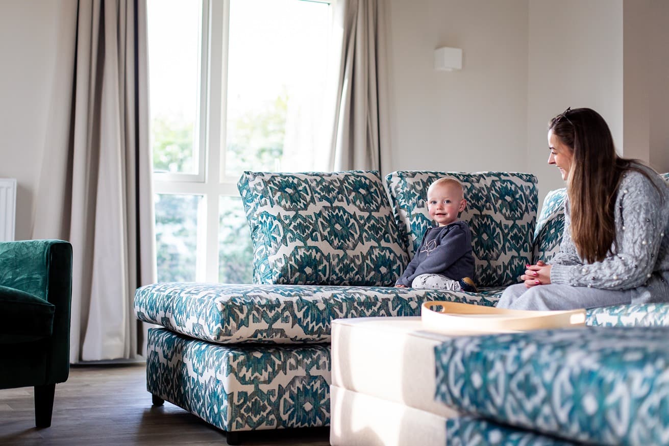 St Govan Child On Sofa