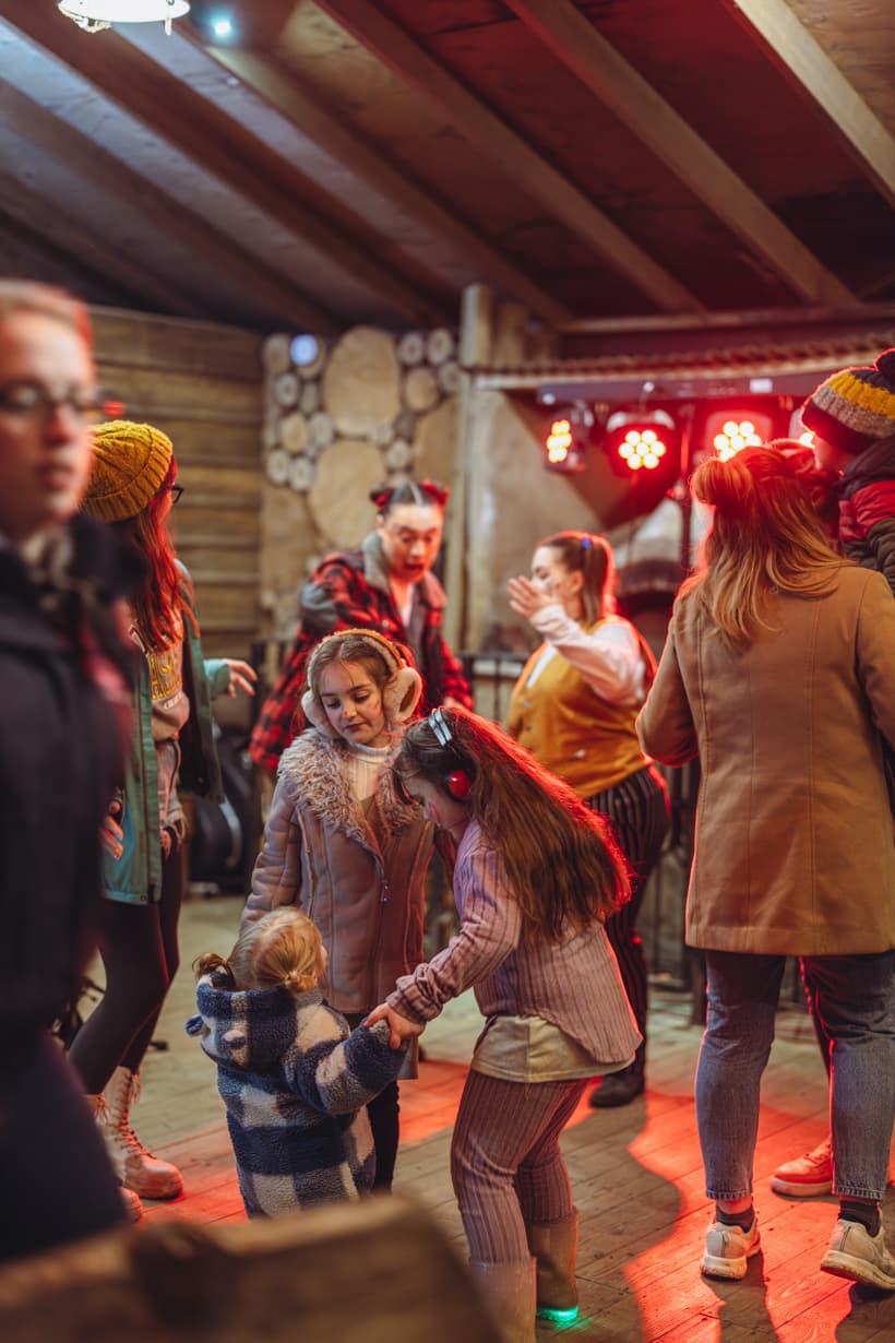 Children Dancing At Shindig