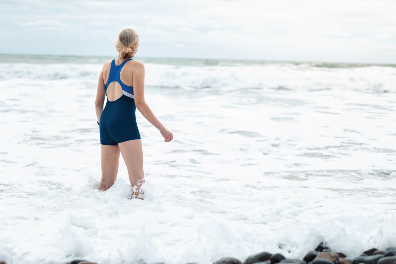 Woman In Sea