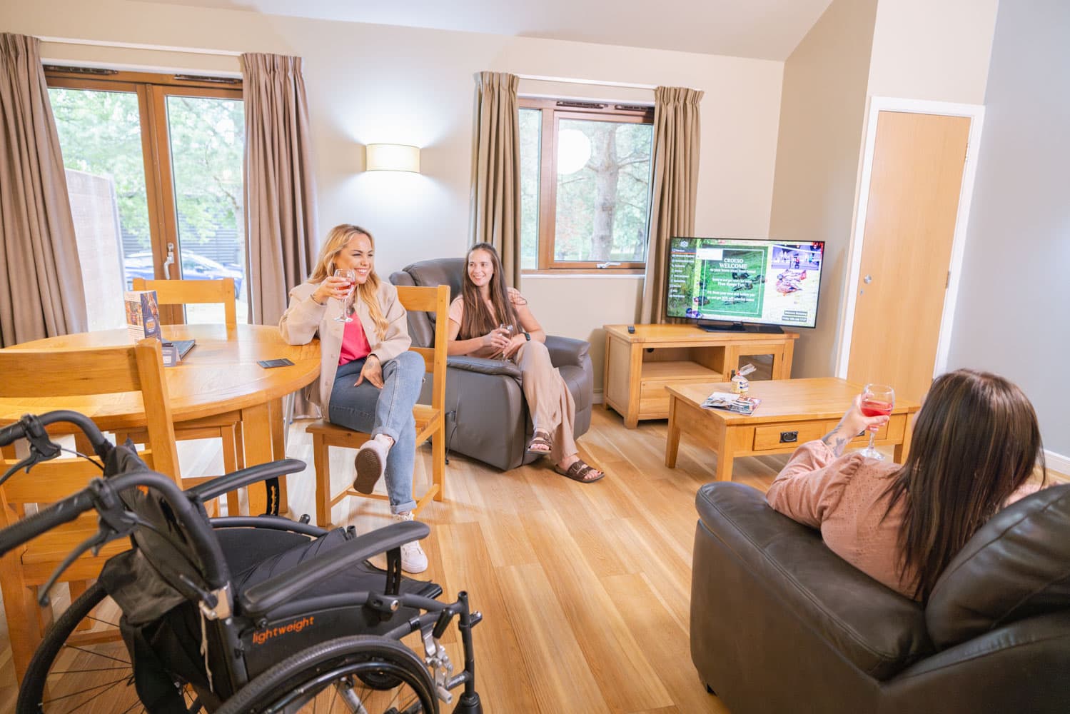 Caldey Adapted Friend in Living Area Accessibility Wheelchair