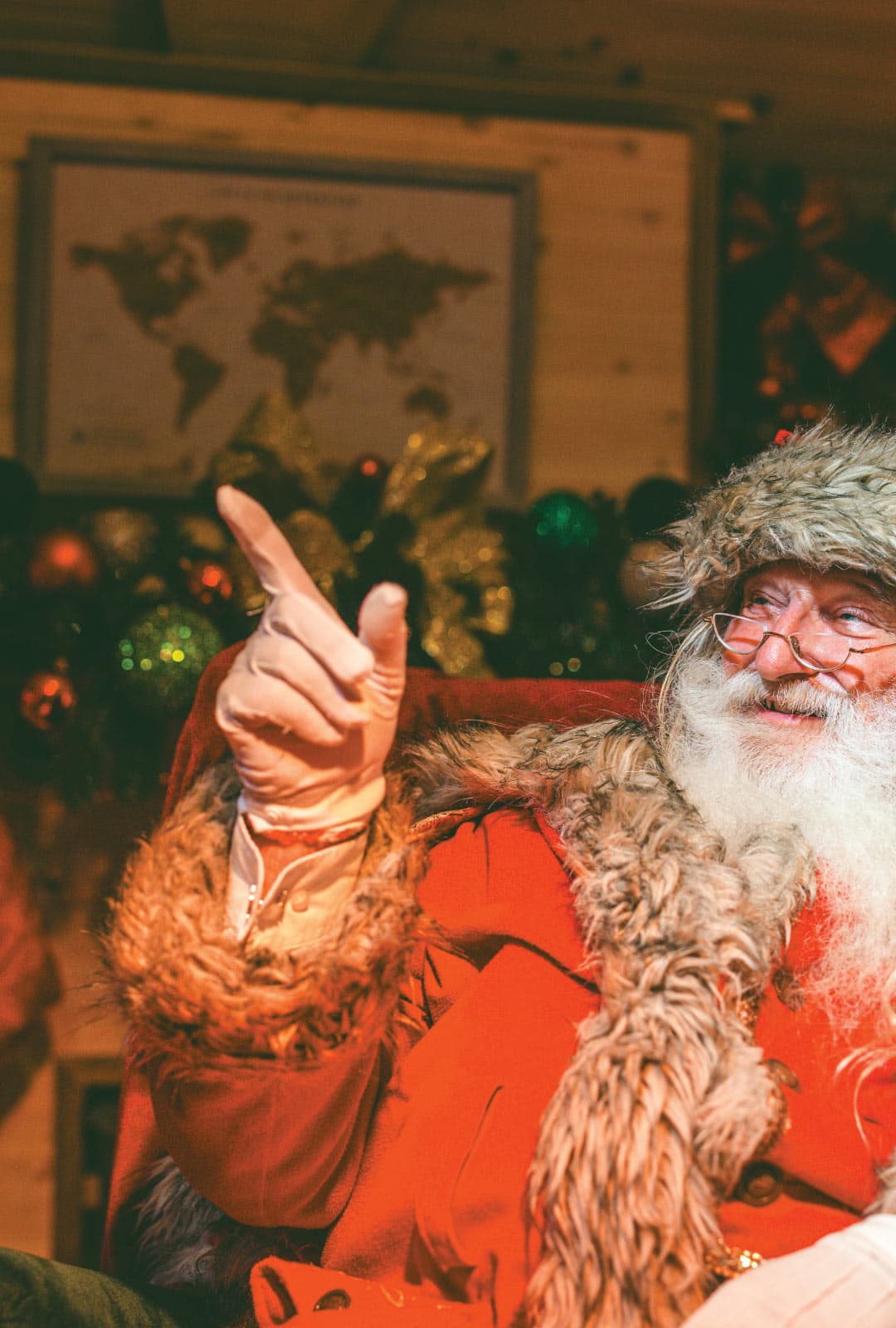 Santa Pointing Finger