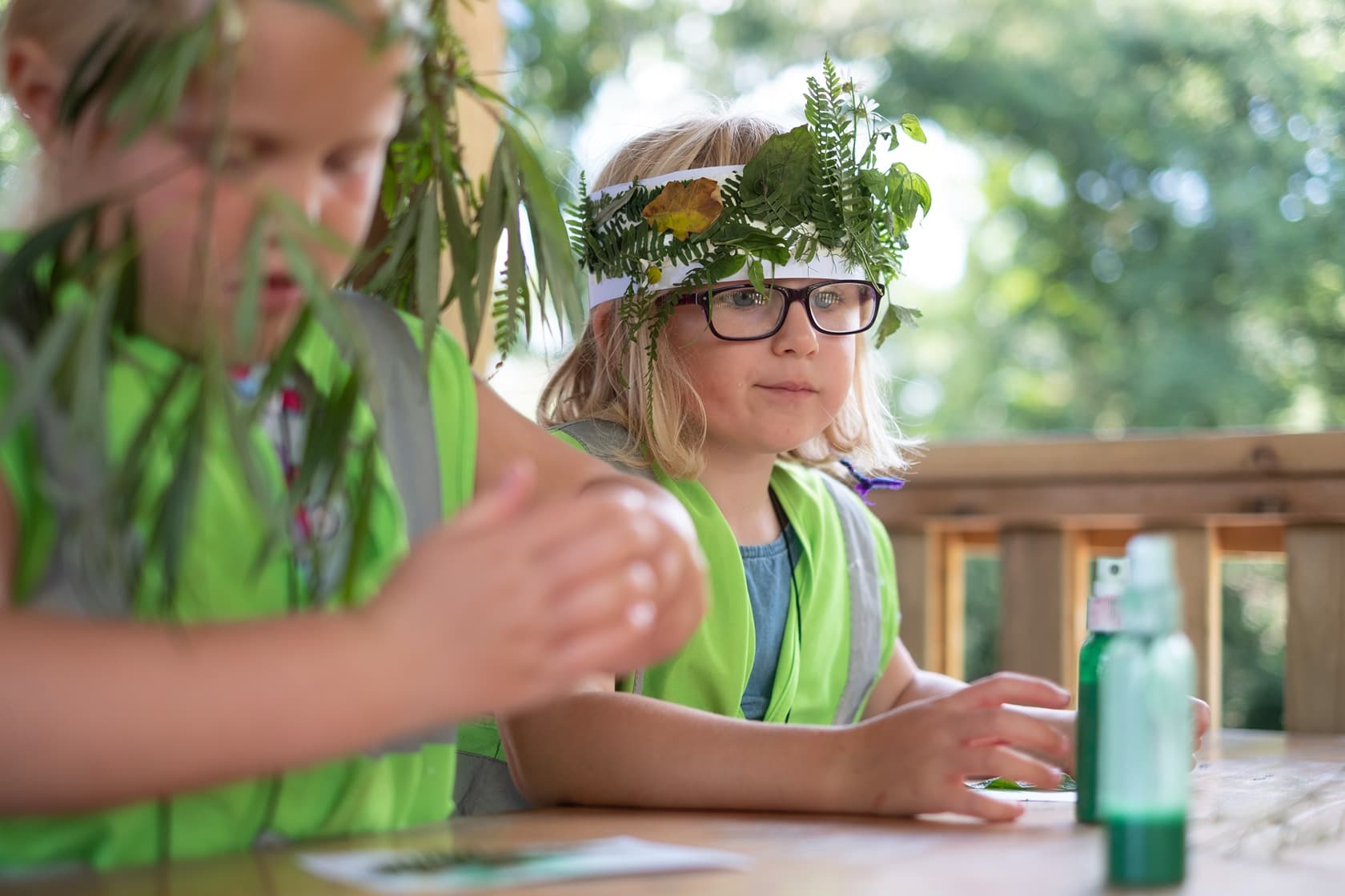 Nature Art Two Children