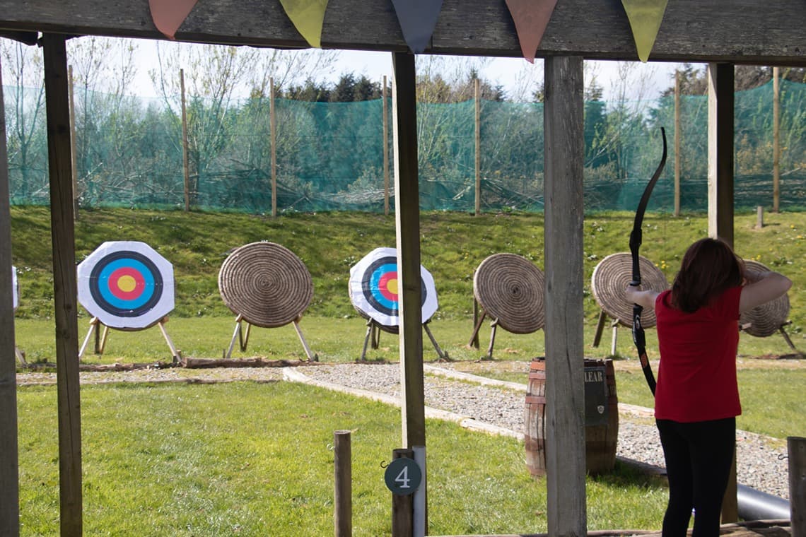 Girl Playing Archery