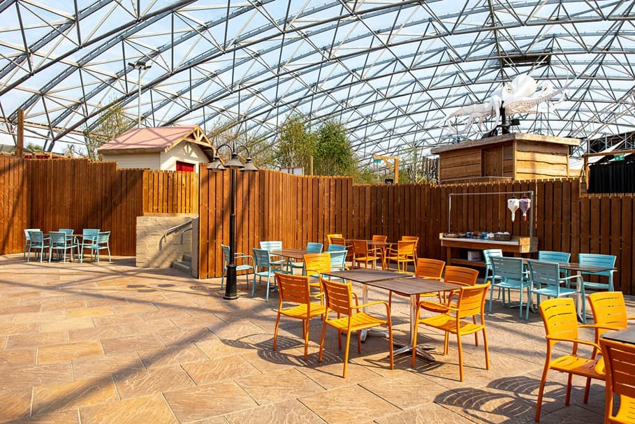 Seating area at The Terraces