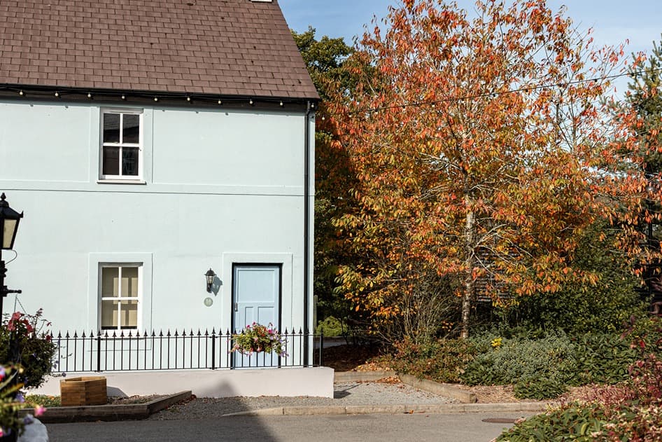 Outside A Cottage
