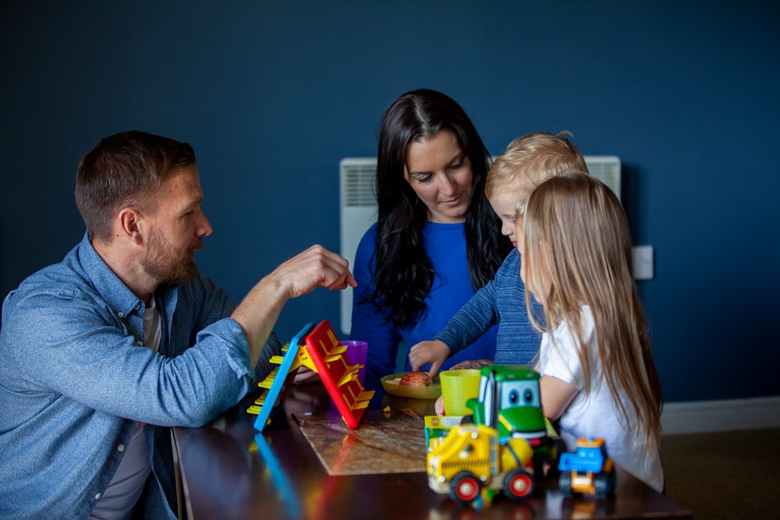 Family In A Ramsey Lodge