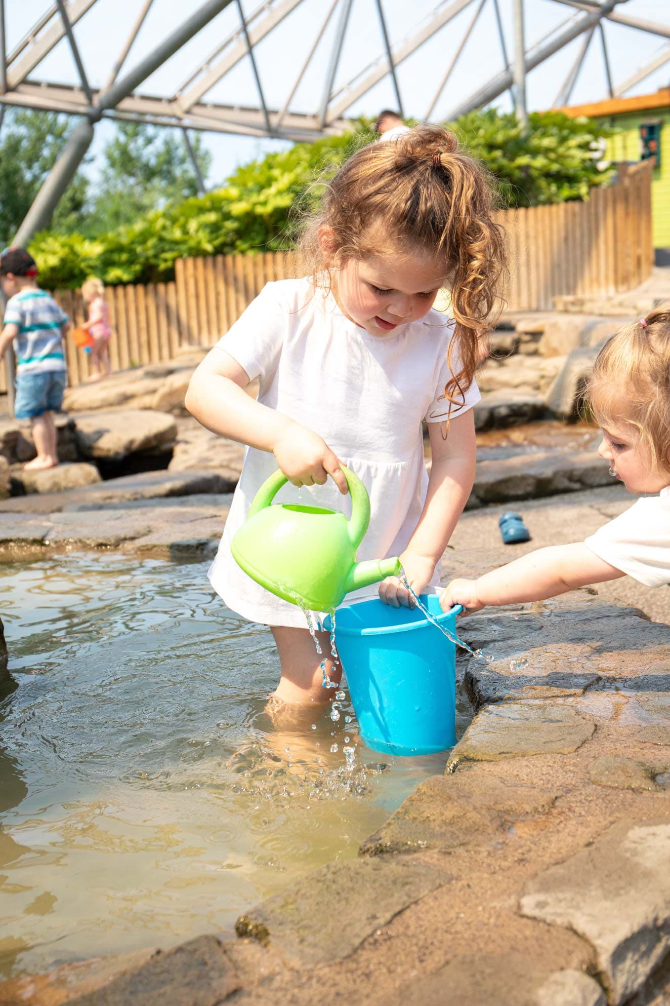 Summer in the Serendome waterplay