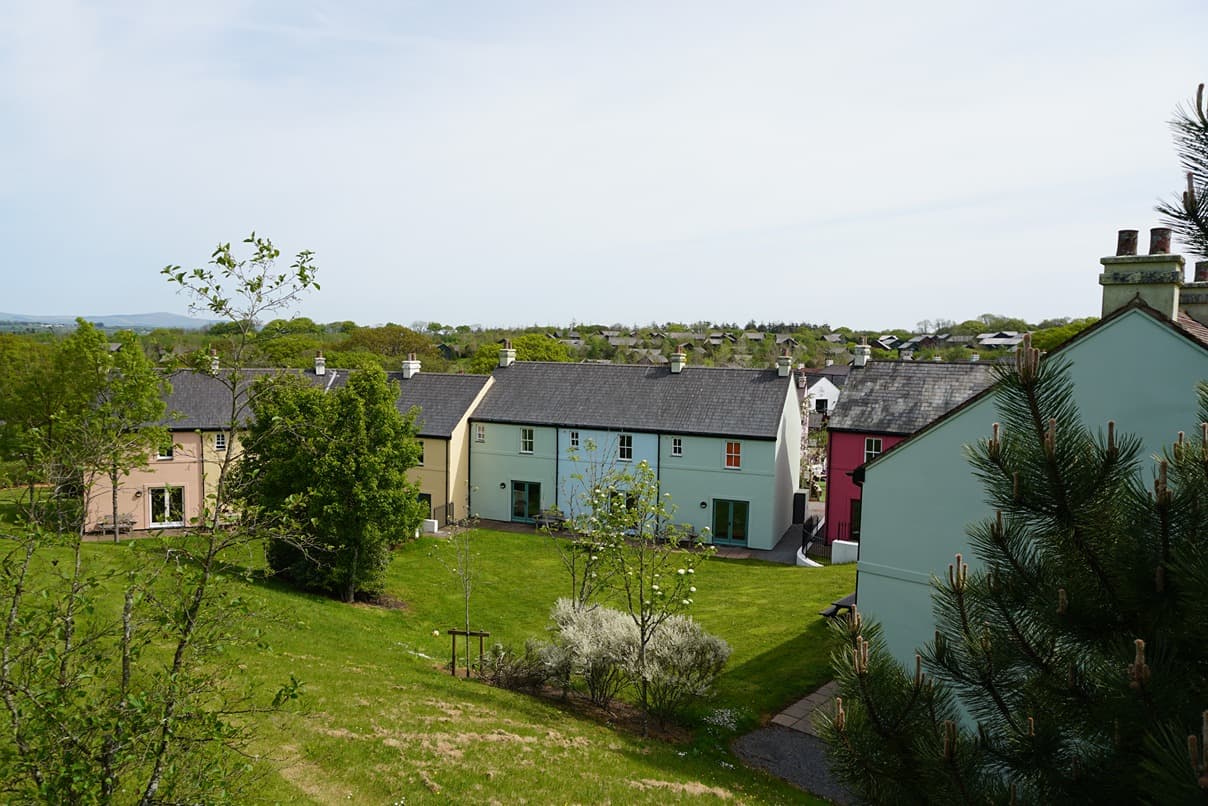 View over Cottages