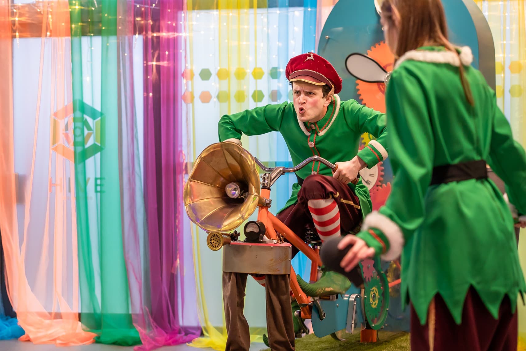 Christmas Elves Playing