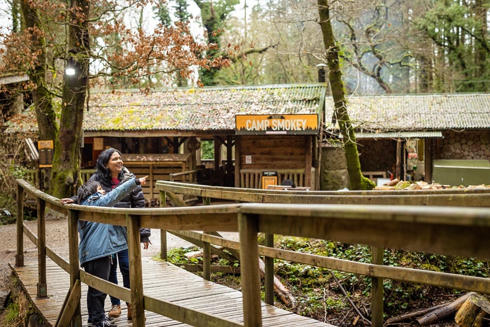 Mum And Child By Camp Smokey
