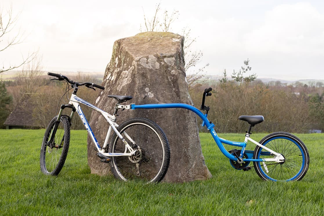 Tag A Long on a bike