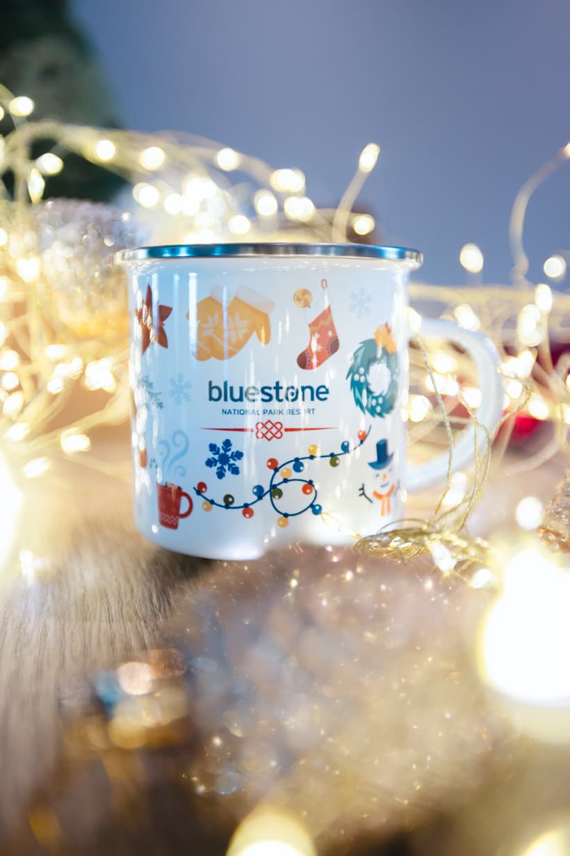 Christmas Gift Hamper Enamel Mug