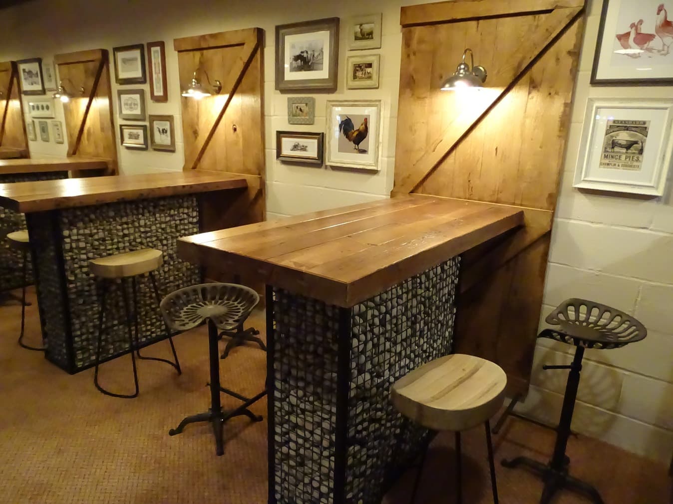 Farmhouse Grill High Stools