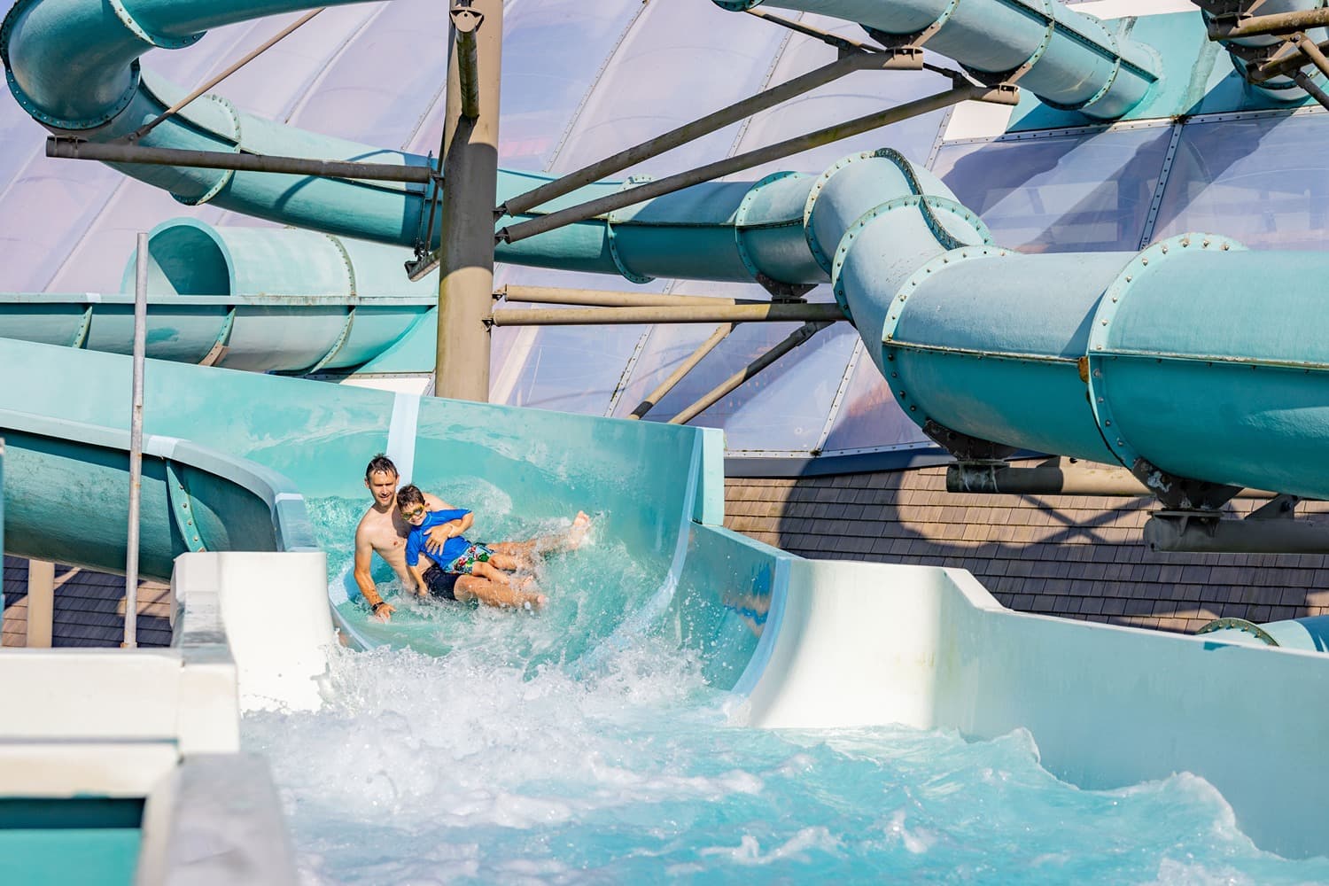 Blue Lagoon Outside Flume