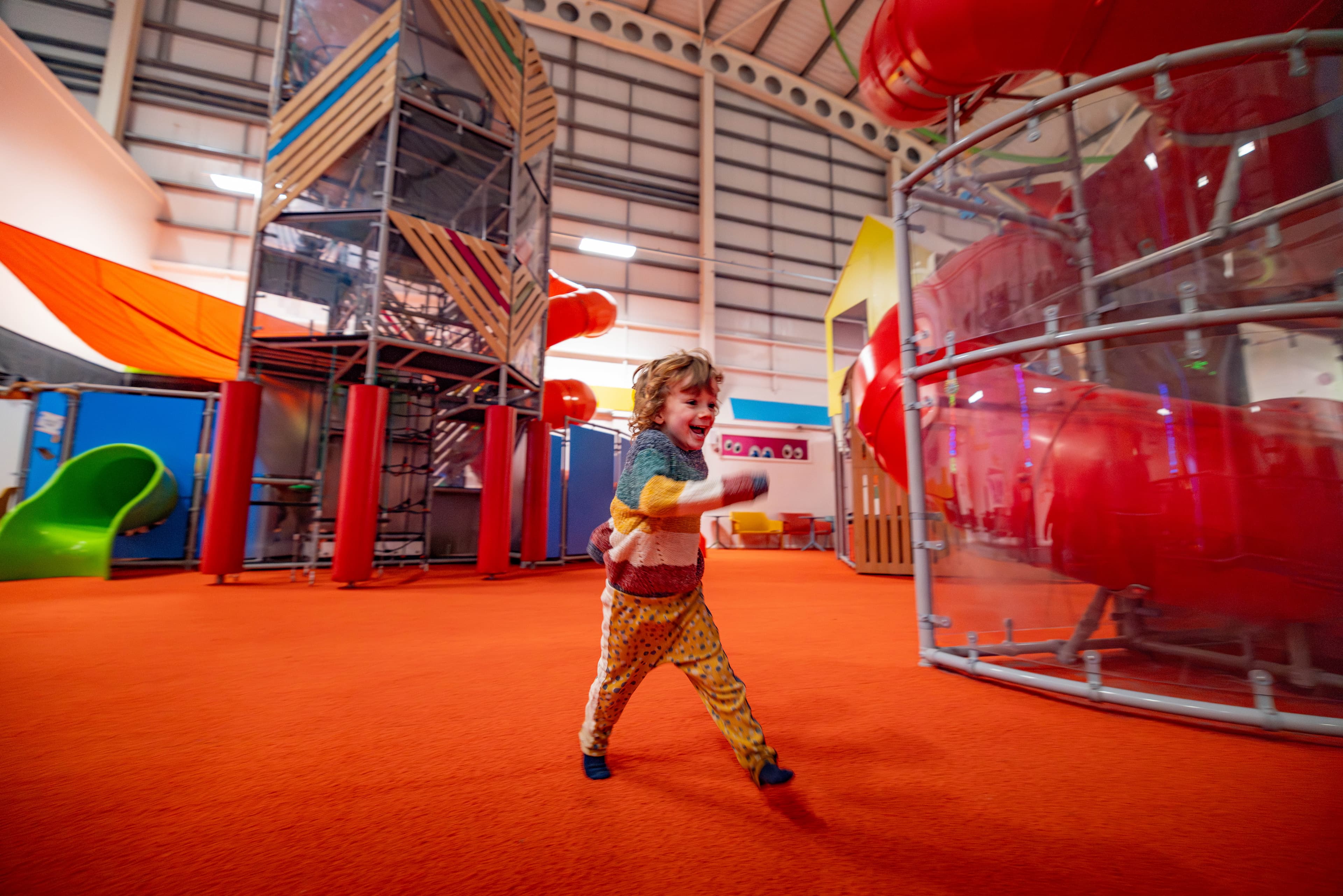 Hive Play Area Boy Running Around