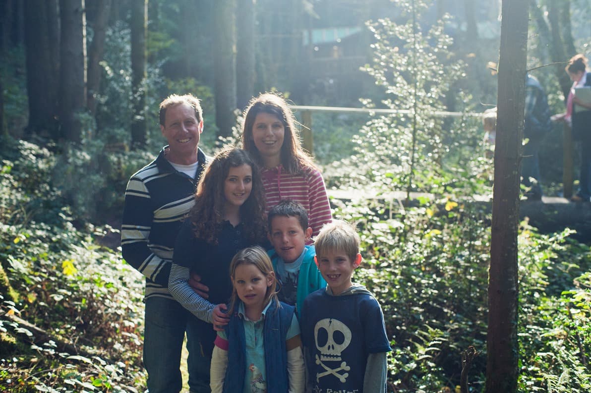 Family In The Forest