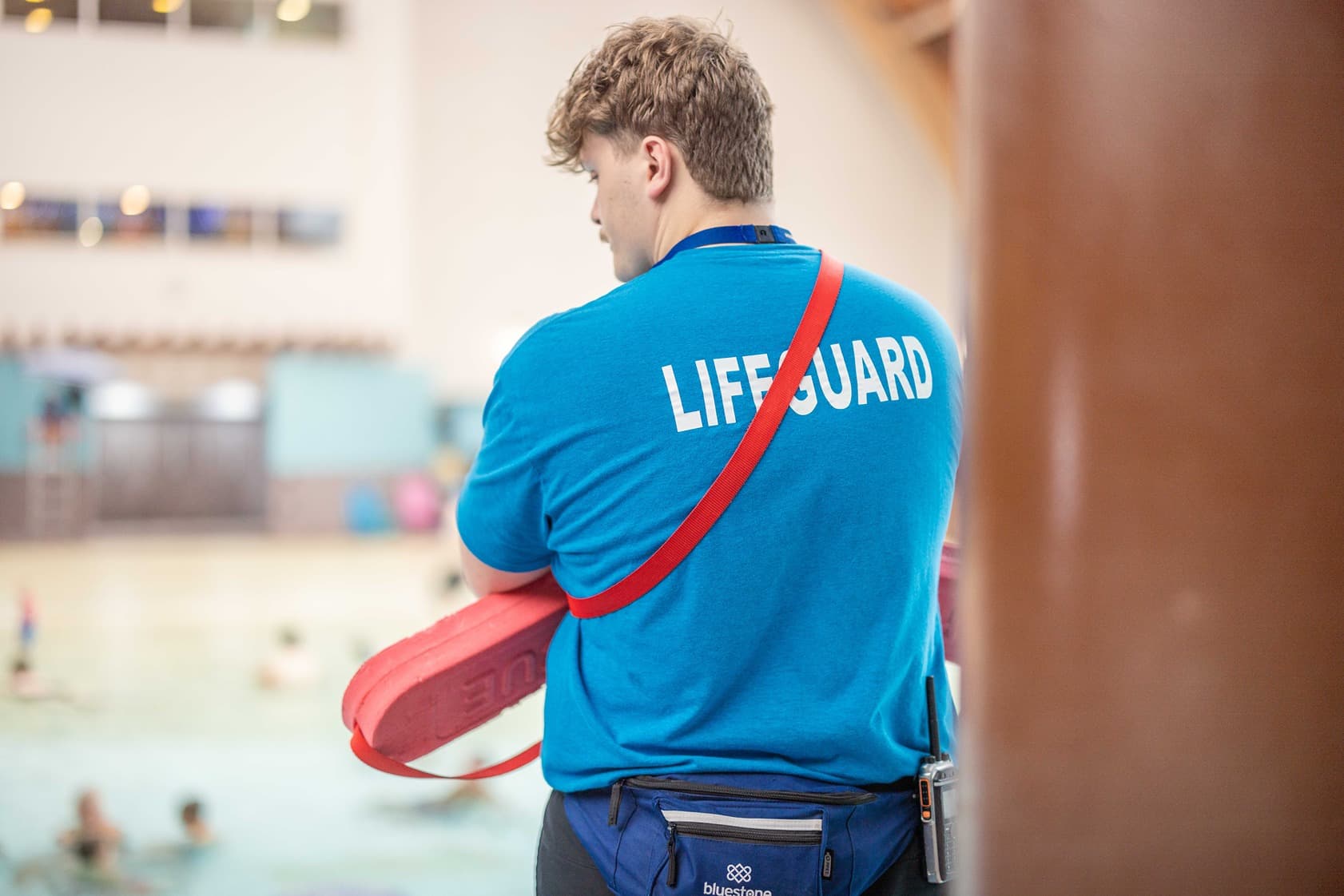Life Guard At The Blue Lagoon