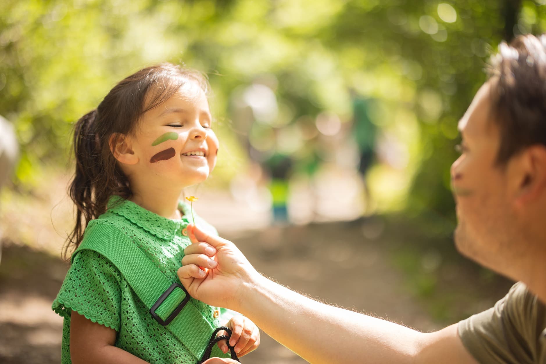 Girl With Buttercup Outdoor Detectives