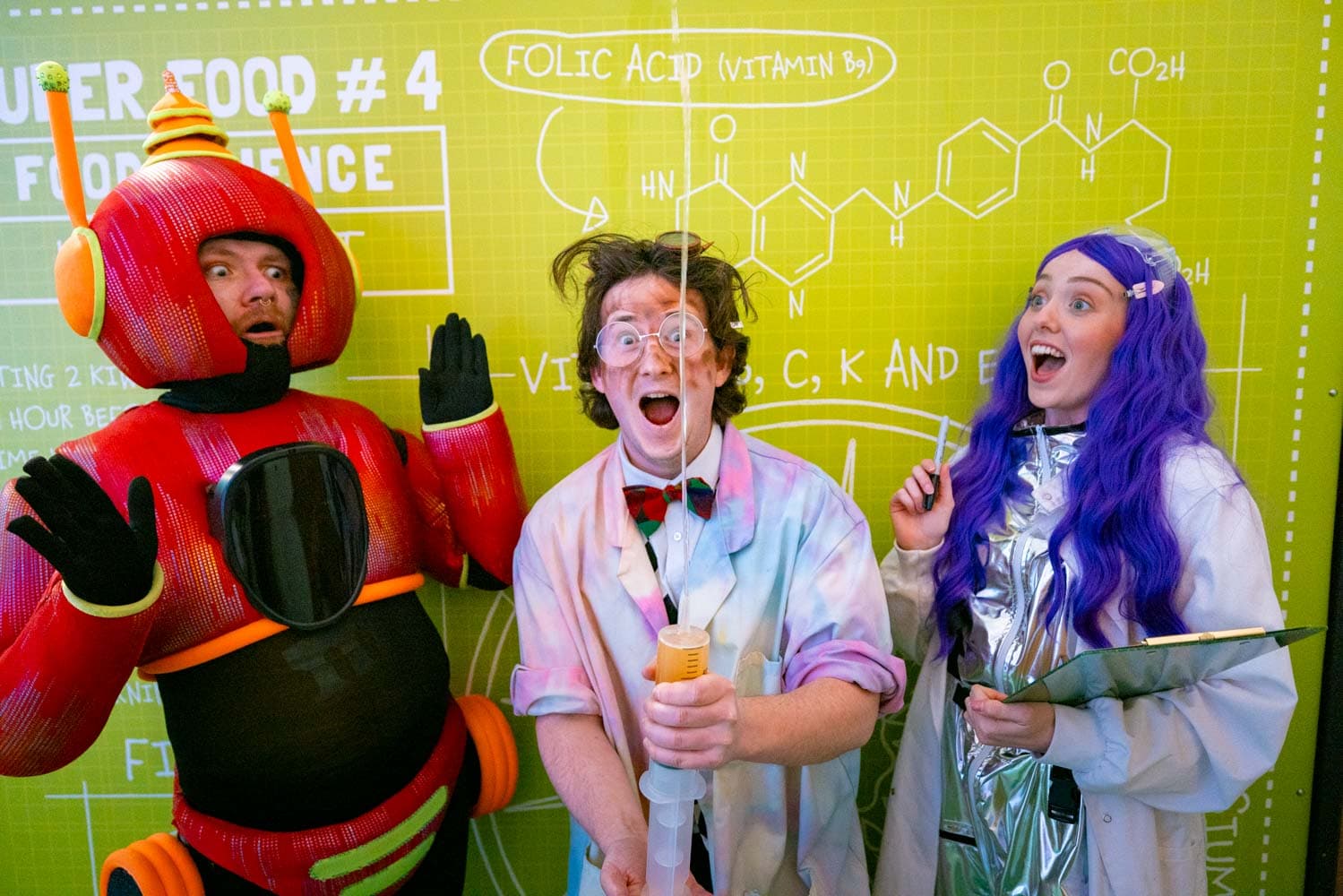 NRG Lab Scientists and Alien Blurestone