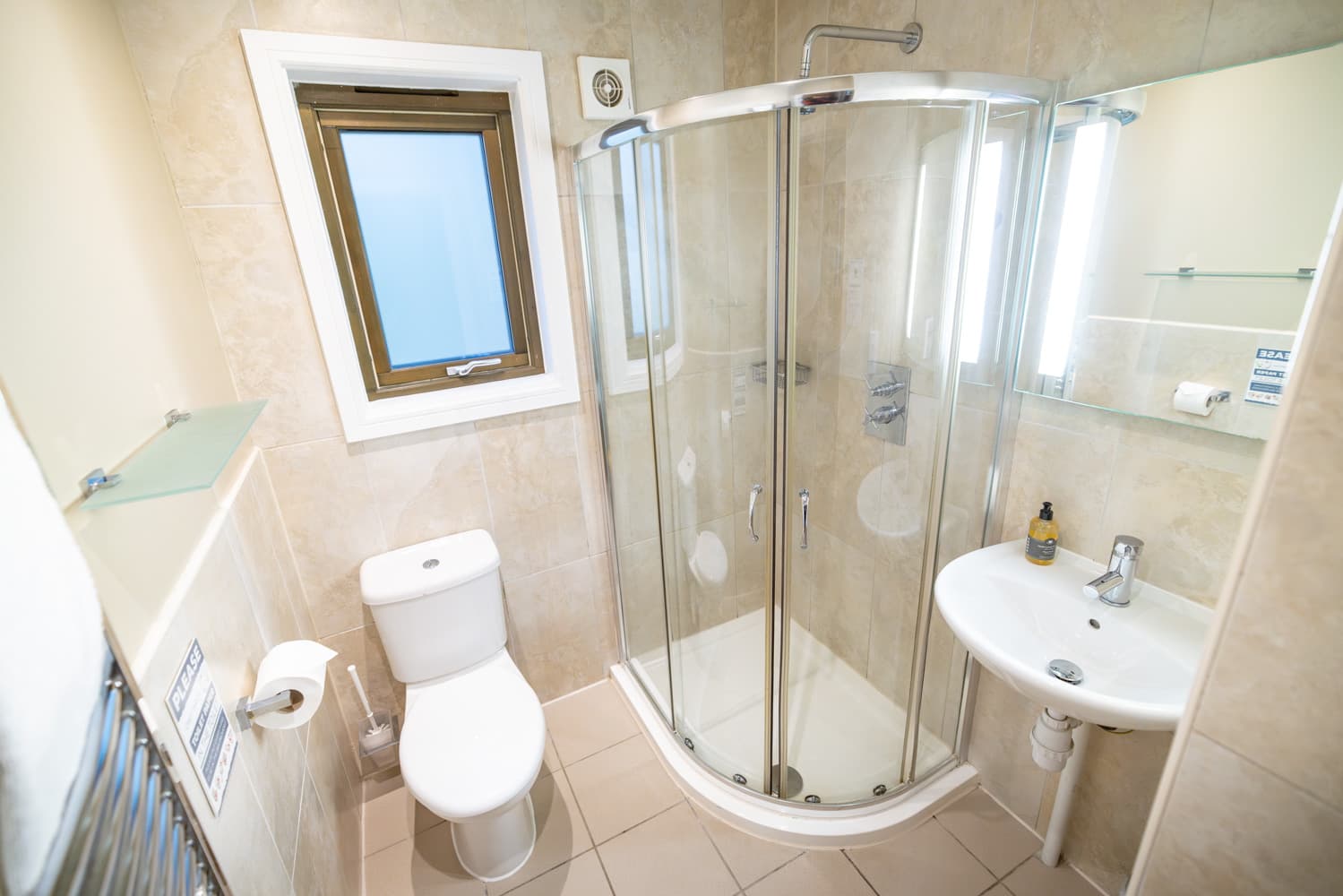 Caldey Classic Toilet & Shower Room