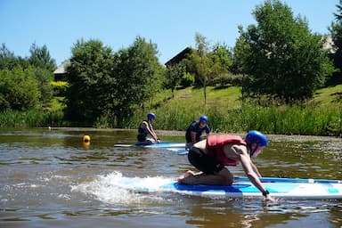 Hand Paddle The Paddleboard