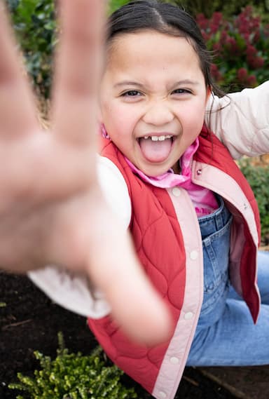 Happy Girl at Bluestone 