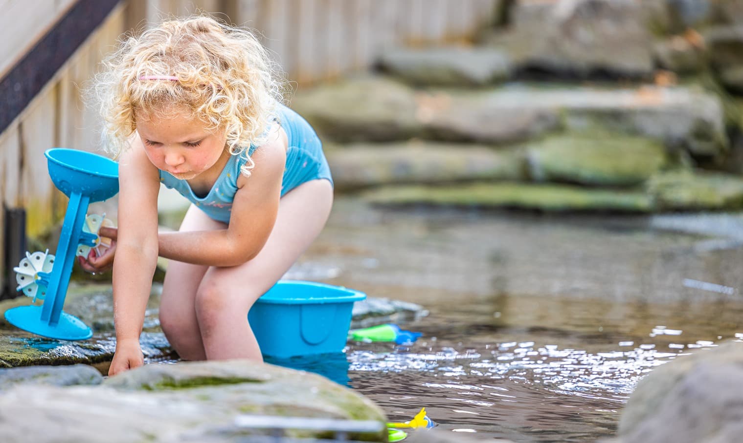 Water Play, Girl Playing