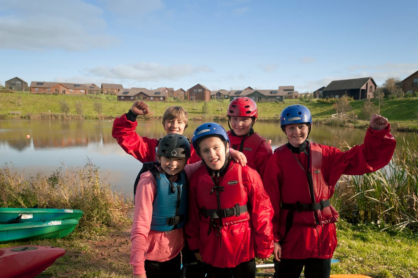 Kids Ready To Kayak