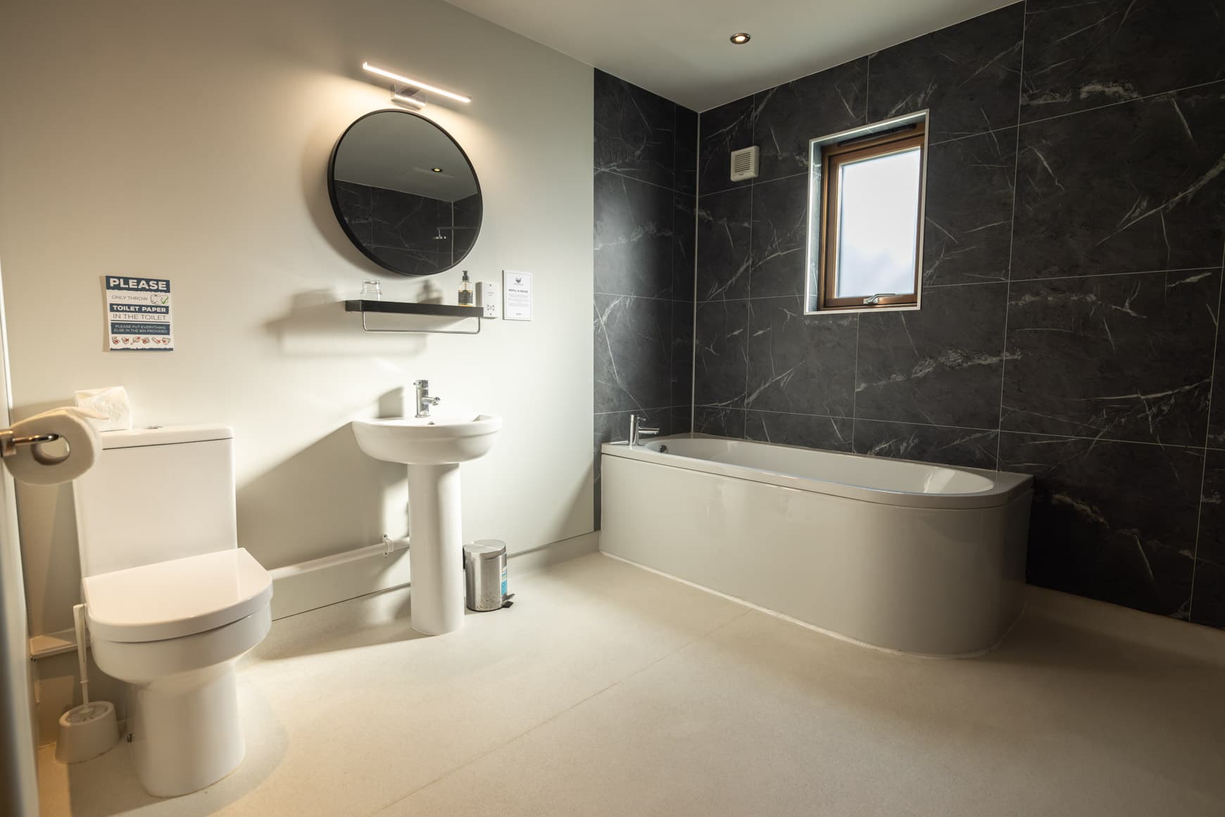 Skomer lodge Refurb Downstairs Bathroom