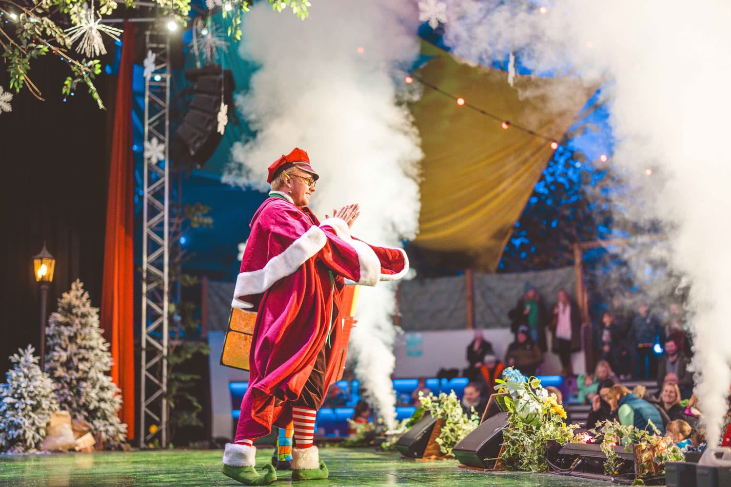 Jingle Jive Elf Entertainer On Stage