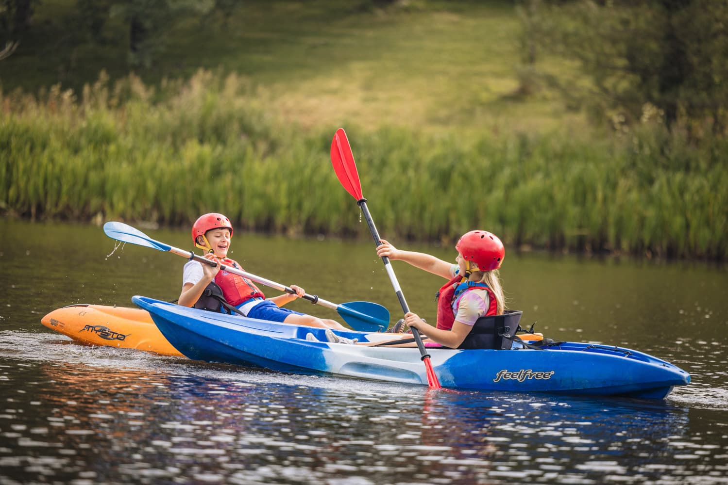 Kayaking On The Lake At Bluestone