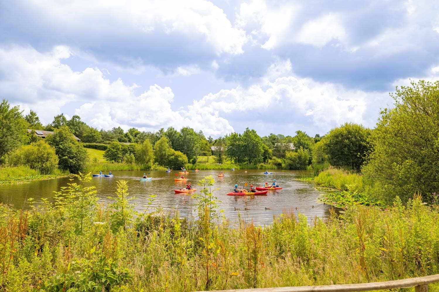 Kayaking on the Lake Bluestone