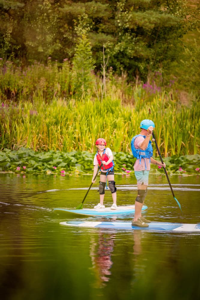 Kayaking on the Lake Summer Bluestone