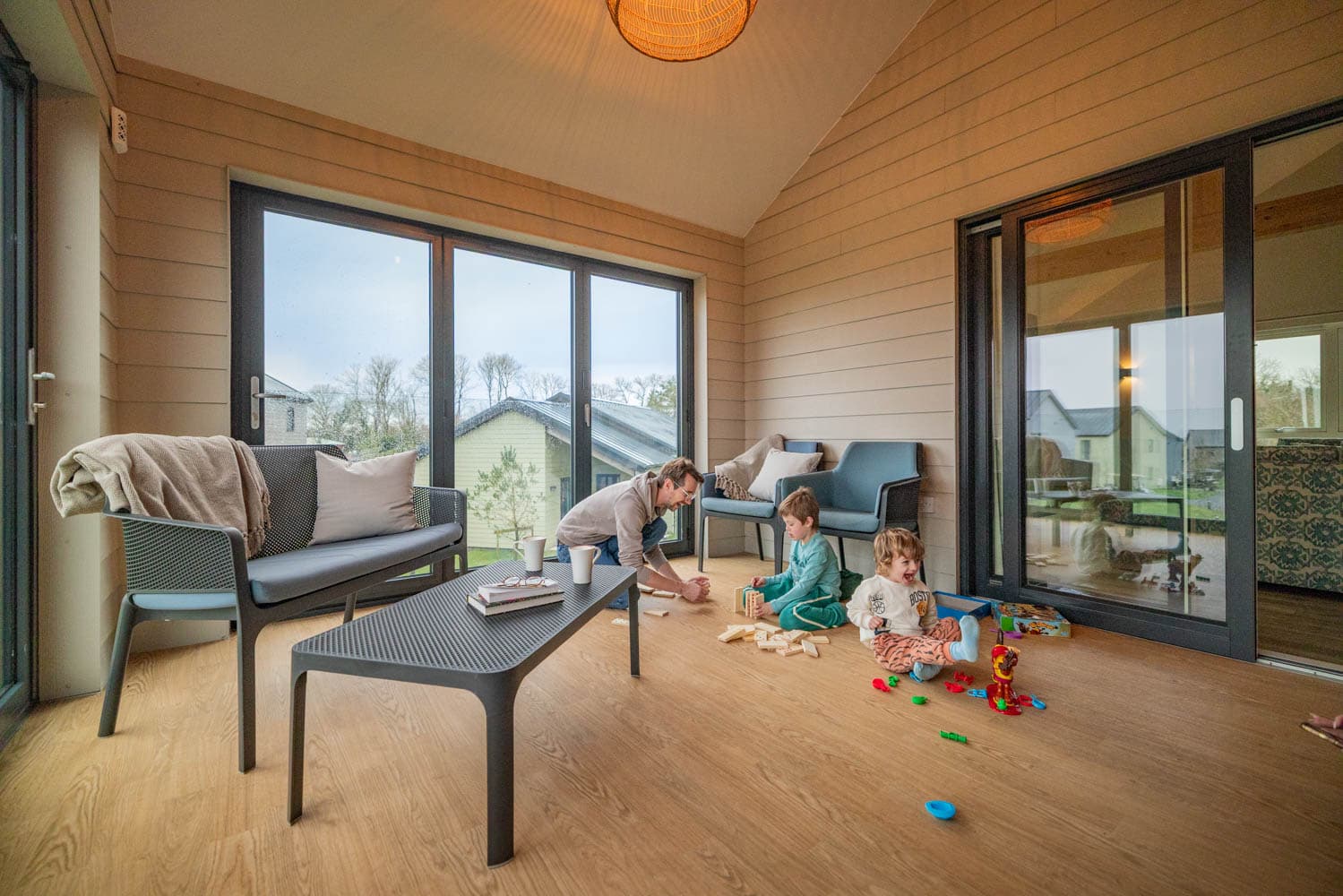 St Govans Family Brothers In Sunroom