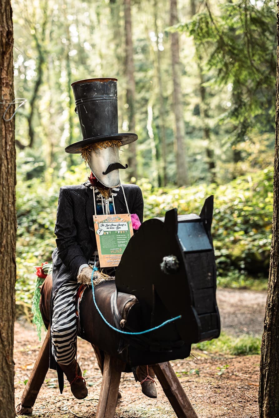 Bwbach Scarecrow On Horse