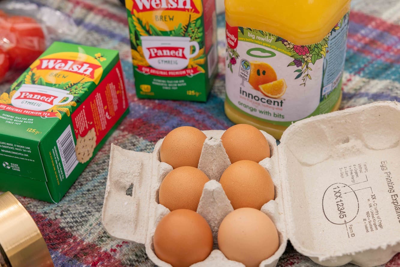 Jumbo Breakfast Hamper - local eggs