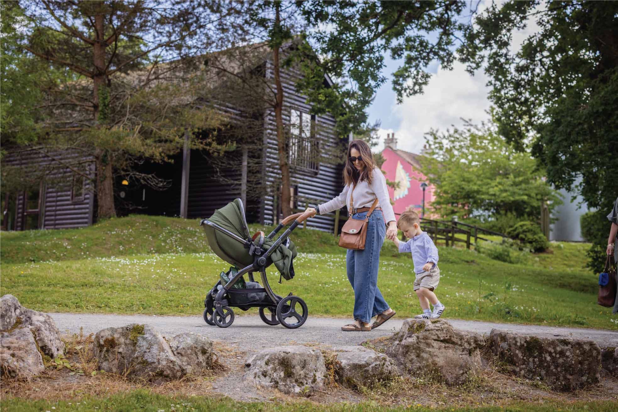 Family Walk Round Lake