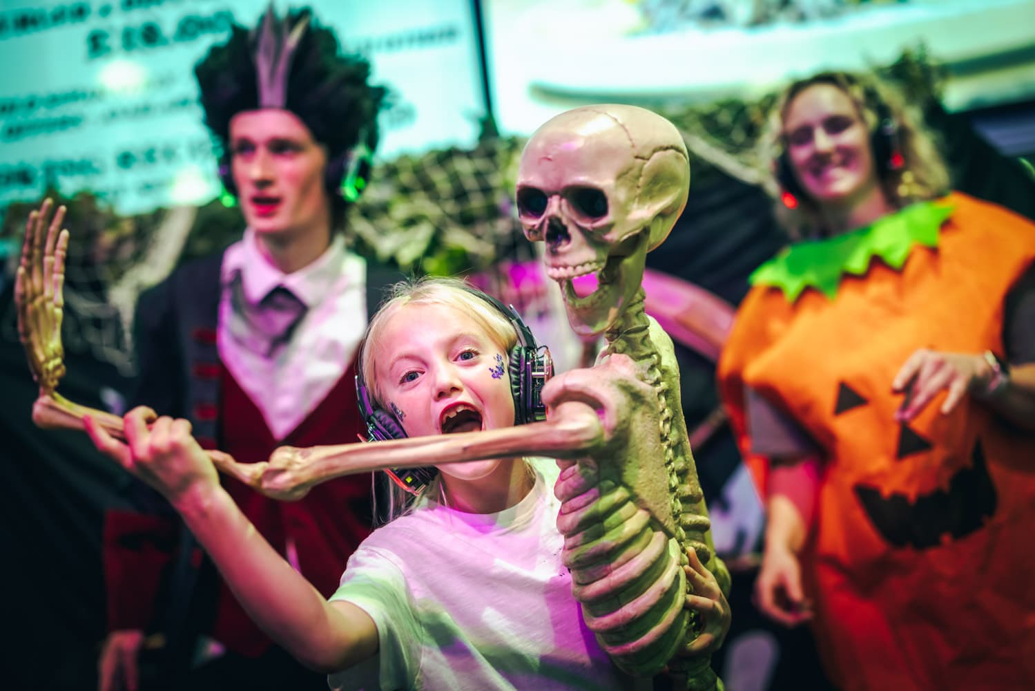 Halloween Silent Disco Skeleton