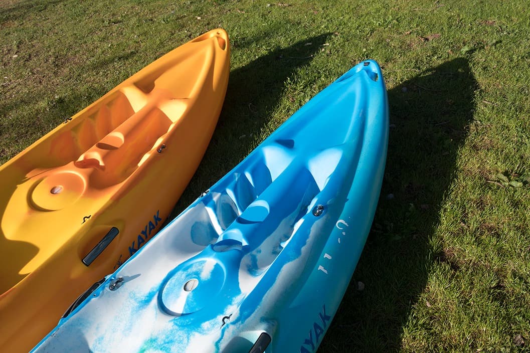 Two Double Kayaks