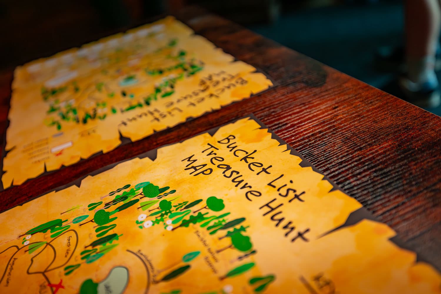 Treasure Hunt map at Bluestone