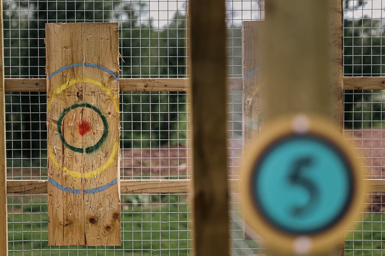 Bluestone Tournament Field Axe Throwing
